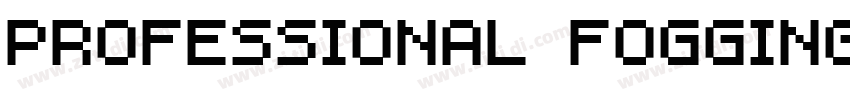 professional fogging字体转换